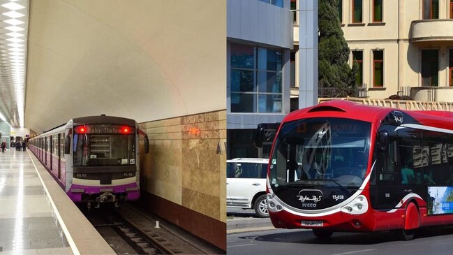 Metro və avtobus ödənişləri ilə bağlı ŞAD XƏBƏR – İlin sonuna qədər…