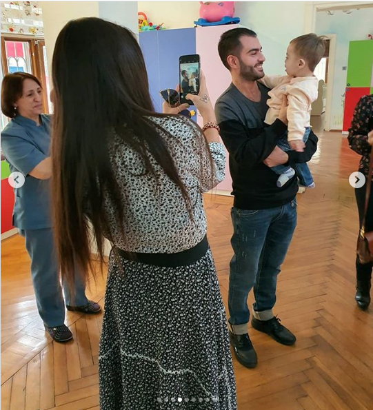 Leyla Əliyeva körpələr evində - FOTO
