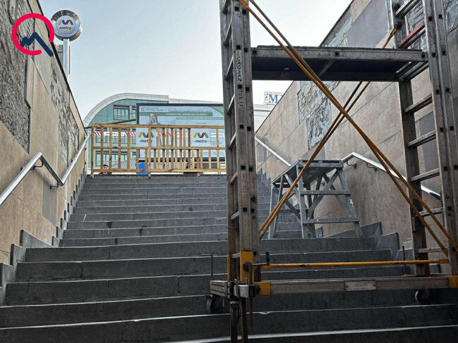 "Nəriman Nərimanov"un çıxışlarından biri bağlandı - Fotolar