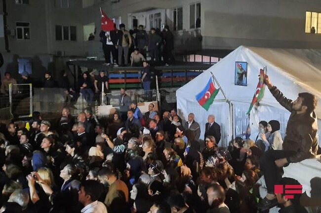 Şəhid leytenantımız dəfn edildi - FOTOLAR