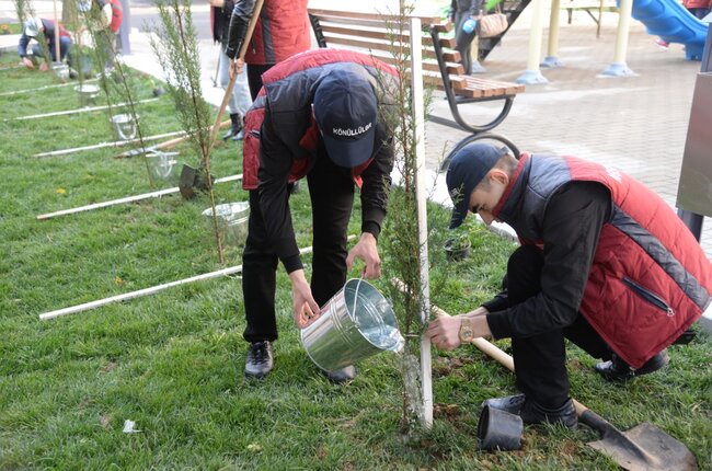 Nəsimi rayonunda daha bir abad həyət sakinlərin istifadəsinə verilib