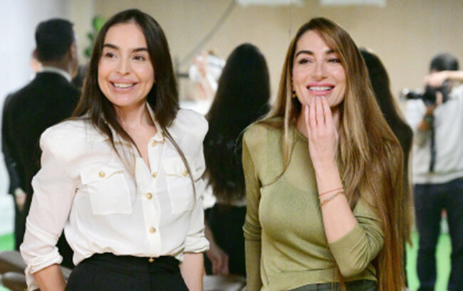 Əliyevalar Yeni Klinikada mərkəzlərin açılışında - Fotolar