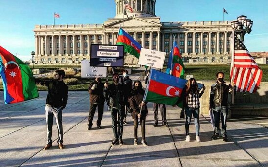 ABŞ-da Azərbaycan İcması Qarabağa dəstək aksiyası təşkil edib