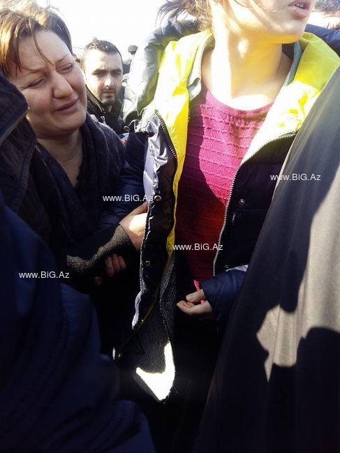 Bədbəxt hadisə nəticəsində həlak olan hərbçimizin həyat yoldaşı və övladlarının fəryadı FOTOLARDA