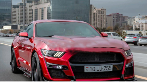 Mərkəzdə 10 JJ 755 nömərli "Ford Mustang"la "avtoşluq" edən iş adamı həbs olundu
