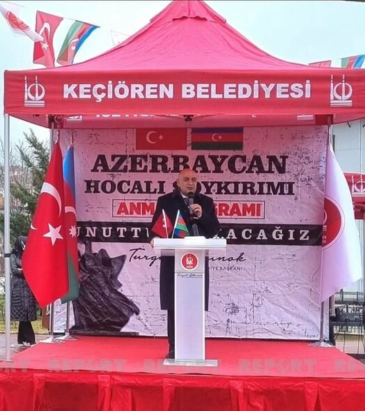 Türkiyənin paytaxtı Ankarada Xocalı soyqırımı abidəsi ucaldıldı - FOTO