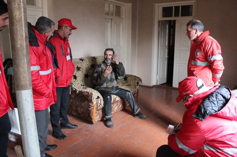 Qızıl Aypara Cəmiyyəti Qarabağın erməni sakinlərinə baş çəkib - FOTO