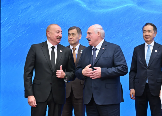 Prezident İlham Əliyev "ŞƏT plyus" formatında görüşdə çıxış edib - FOTO - VİDEO