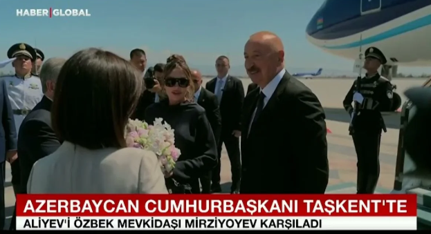 "Haber Global" İlham Əliyevin Özbəkistan səfərindən süjet təqdim edib - VİDEO