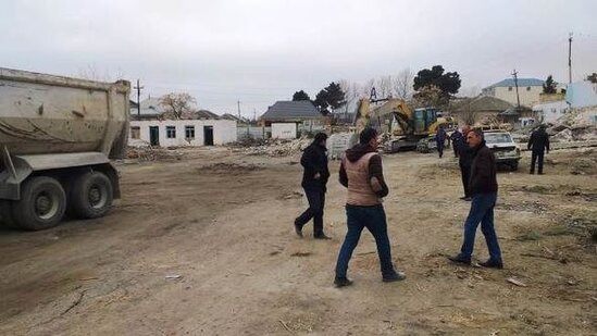 Mehriban Əliyevadan TAPŞIRIQ- Goranboyda məktəb tikilir (FOTO)