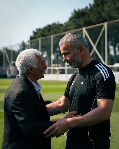 Qurban Qurbanov onunla görüşdü - Fotolar