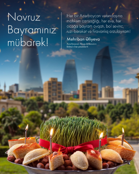 Mehriban Əliyevadan Novruz bayramı paylaşımı