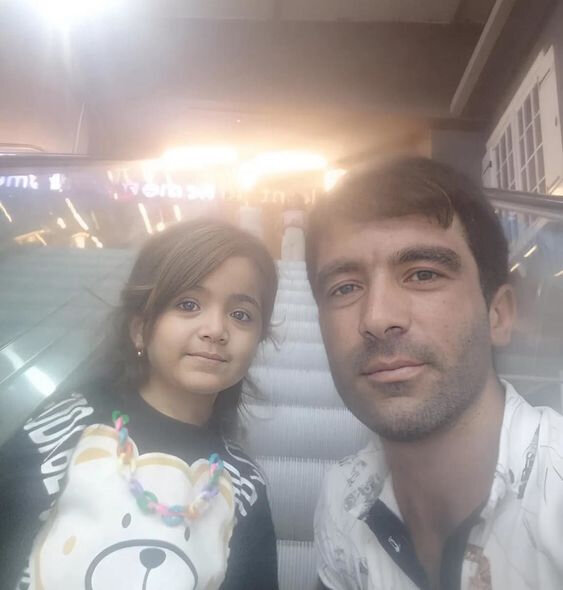 Kür çayında batan ata və altı yaşlı qızının FOTOSU