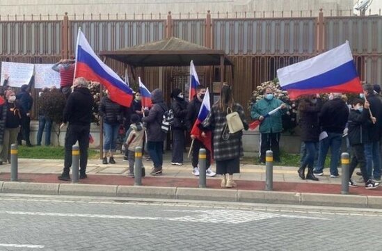 Bu ölkədə Rusiyaya dəstək aksiyası keçirildi