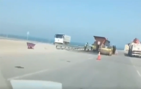 Bir ailənin həlak olduğu yol təmir edilir - VİDEO