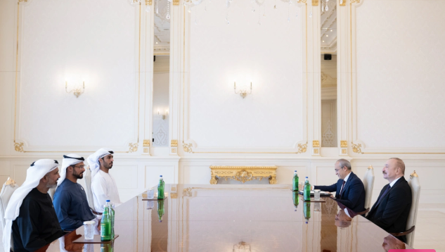 Prezident İlham Əliyev Birləşmiş Ərəb Əmirliklərinin bir sıra şirkətlərinin rəhbərlərini qəbul edib