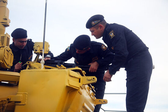 Tankçılarımızın Rusiyadakı yarışa hazırlıq görüntüləri - FOTO