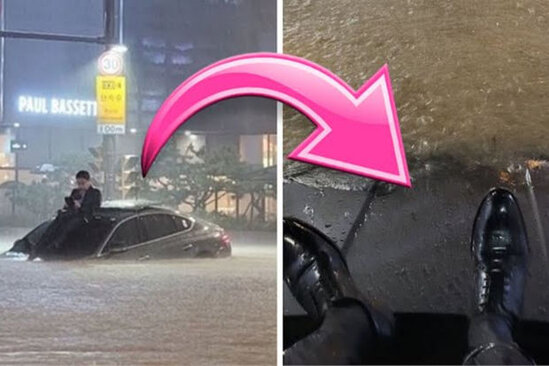 Cənubi Koreya paytaxtı suyun altında qaldı – FOTO/VİDEO