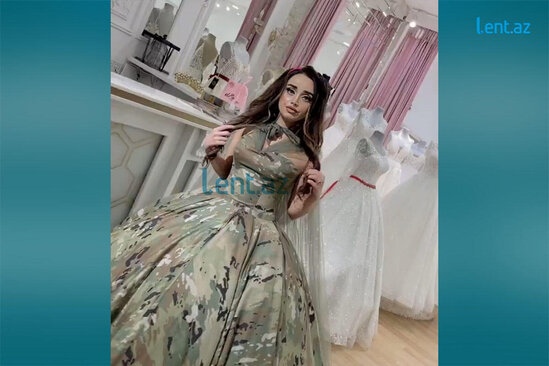 Azərbaycanda hələ belə gəlin paltarı GÖRMƏMİSİNİZ - FOTOLAR