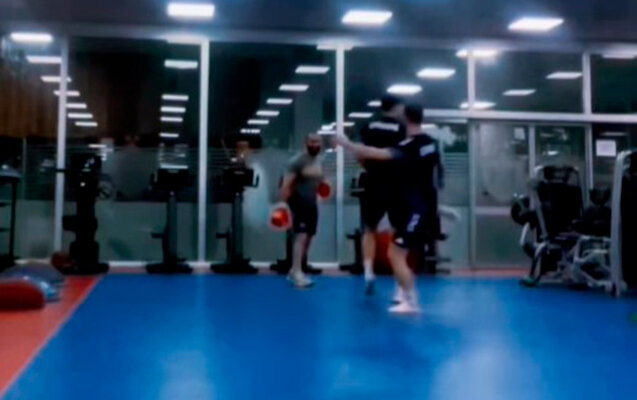 "Qarabağ"ın futbolçularının maraqlı görüntüləri - Video