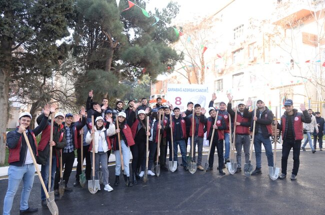 Nəsimi rayonunda daha bir abad həyət sakinlərin istifadəsinə verilib