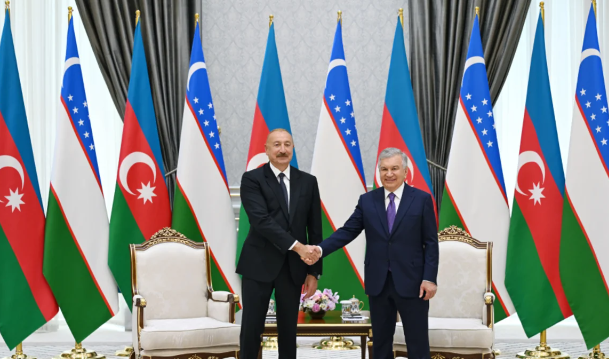 Daşkənddə İlham Əliyevin Şavkat Mirziyoyev ilə təkbətək görüşü olub - FOTO