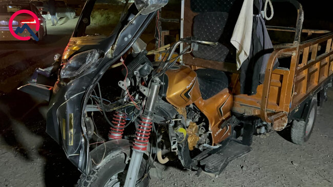 Kürdəmirdə maşın kanala düşdü - Yaralılar var