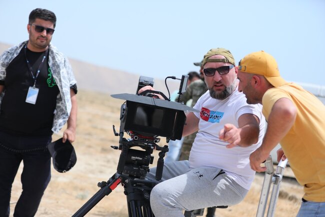 AzTV Mübariz İbrahimov haqqında FİLM ÇƏKİR - FOTO-VİDEO