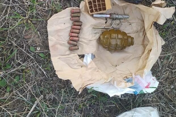 Şüvəlanda hərbi sursatlar aşkarlanıb - VİDEO