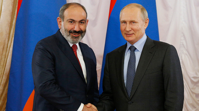 Nikol Paşinyan Qarabağ müharibəsi ilə bağlı Putinə təşəkkür etdi