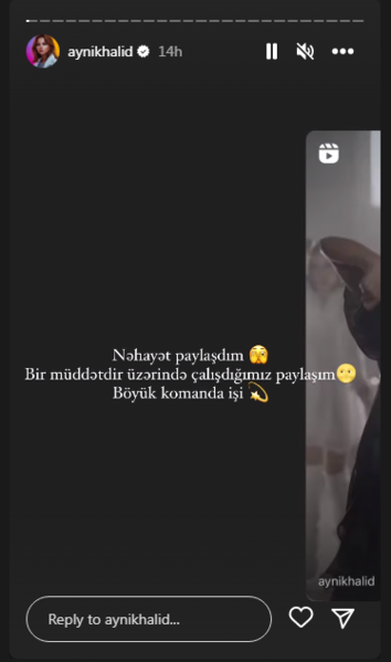 Aynişandan Azərbaycansayağı "Wednesday" rəqsi - VİDEO