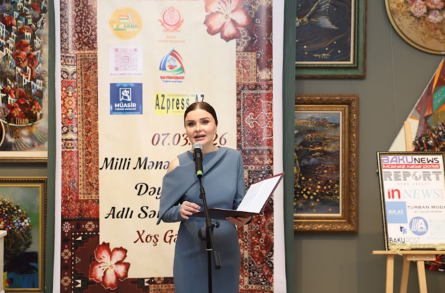 Xətai Sənət Mərkəzində "Milli-mənəvi dəyərlərimiz" adlı incəsənət sərgisi keçirilib - FOTOLAR