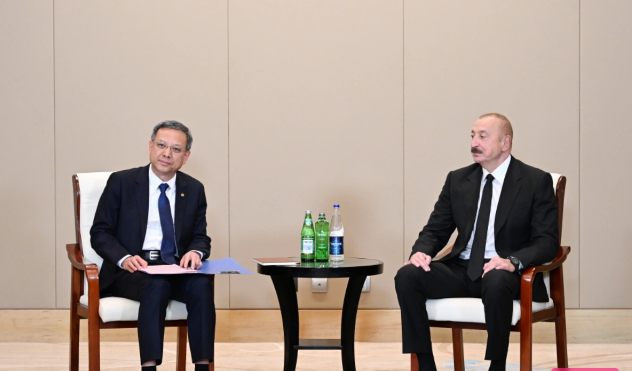 Prezident İlham Əliyev "China Energy Engineering Corporation Limited" şirkətinin sədri ilə görüşüb