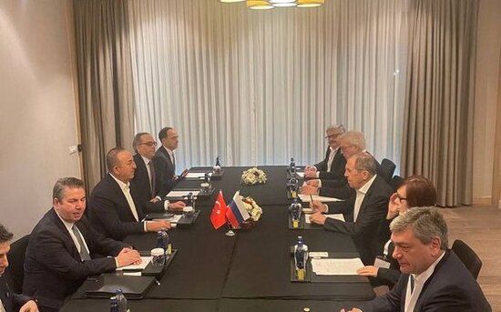 Türkiyə, Rusiya və Ukrayna XİN başçılarının görüşü başlayıb - YENİLƏNİB + FOTO/VİDEO