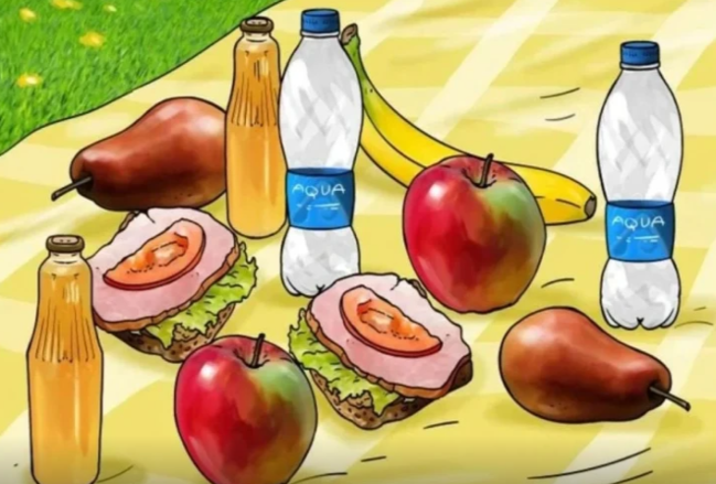 Mürəkkəb TAPMACA: təxmin edin, bu piknikdə nə səhvdir?