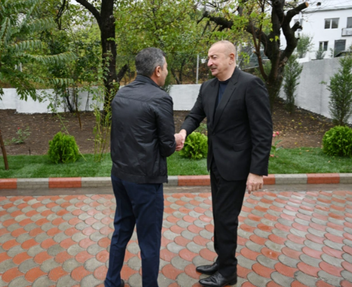 Prezident İlham Əliyev Xocavənd rayonunun Hadrut qəsəbəsində olub