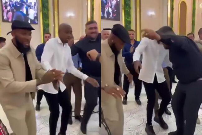 "Qarabağ"ın legionerləri Azərbaycan toyunda rəqs etdilər - VİDEO