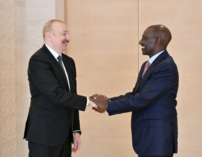 İlham Əliyev Keniya Prezidenti Uillyam Samoei Ruto ilə görüşüb - YENİLƏNİB+FOTO