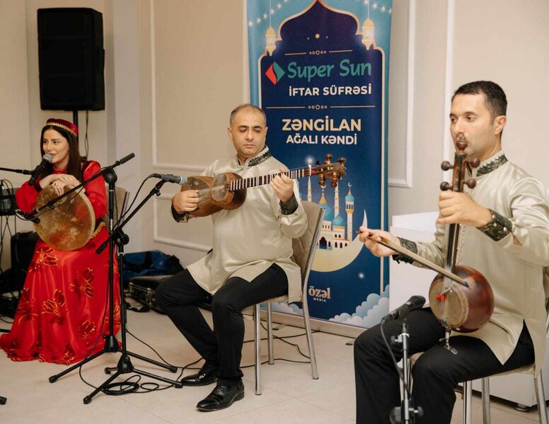 "Super Sun" yağ markası Qarabağda iftar süfrəsi təşkil edib