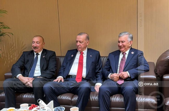 Azərbaycan, Türkiyə, Özbəkistan və İran prezidentləri Bişkekdə bir arada - FOTO