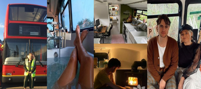 Avtobusu evə çevirdilər: İçində hətta kamin və hamamı da var - FOTOLAR