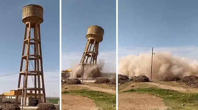 32 illik depo MƏHV EDİLDİ - ANBAAN VİDEO