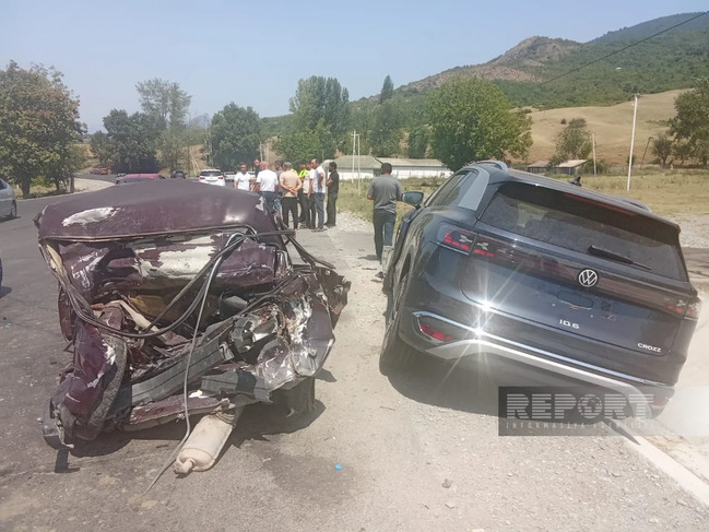 İsmayıllıda zəncirvari avtoqəza baş verib, xəsarət alanlar var