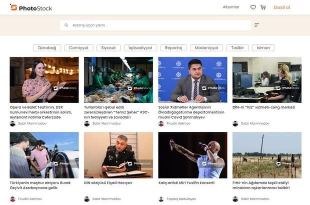 Azərbaycanda eksklüziv fotoların yeni ünvanı - "PhotoStock" fəaliyyətə başladı