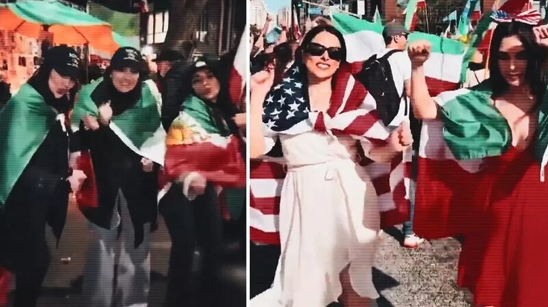 İranlıların başlatdığı axına Ağ Ev də biganə qalmadı - VİDEO