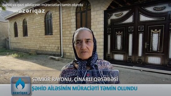 Şəhid və qazi ailələrinin müraciətləri təmin olundu (VİDEO)