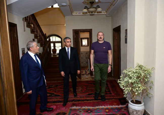 Prezident İlham Əliyev Şuşada "Yasəmən" hotelinin yeni korpusları ilə tanış olub - FOTO
