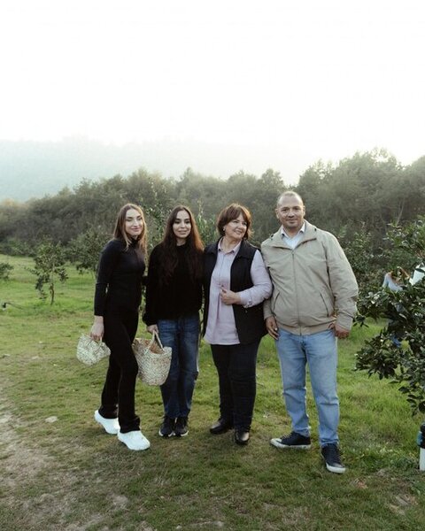 Prezident ailəsi Lənkəranda fermer təsərrüfatı ilə tanış oldu - Fotolar