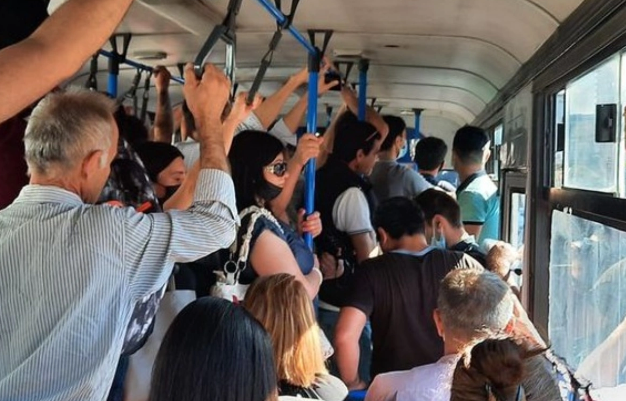 Şirvanda avtobusda dava: Sürücü dispetçerə vintaçanla xəsarət yetirdi