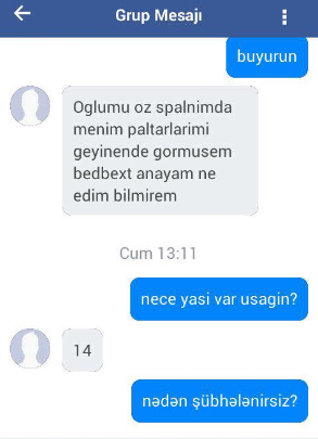 Azərbaycanda RƏZİLLİK! Ana: "Mən bədbəxtəm, 14 yaşlı oğlum mənim alt paltarlarımı iyləyir"